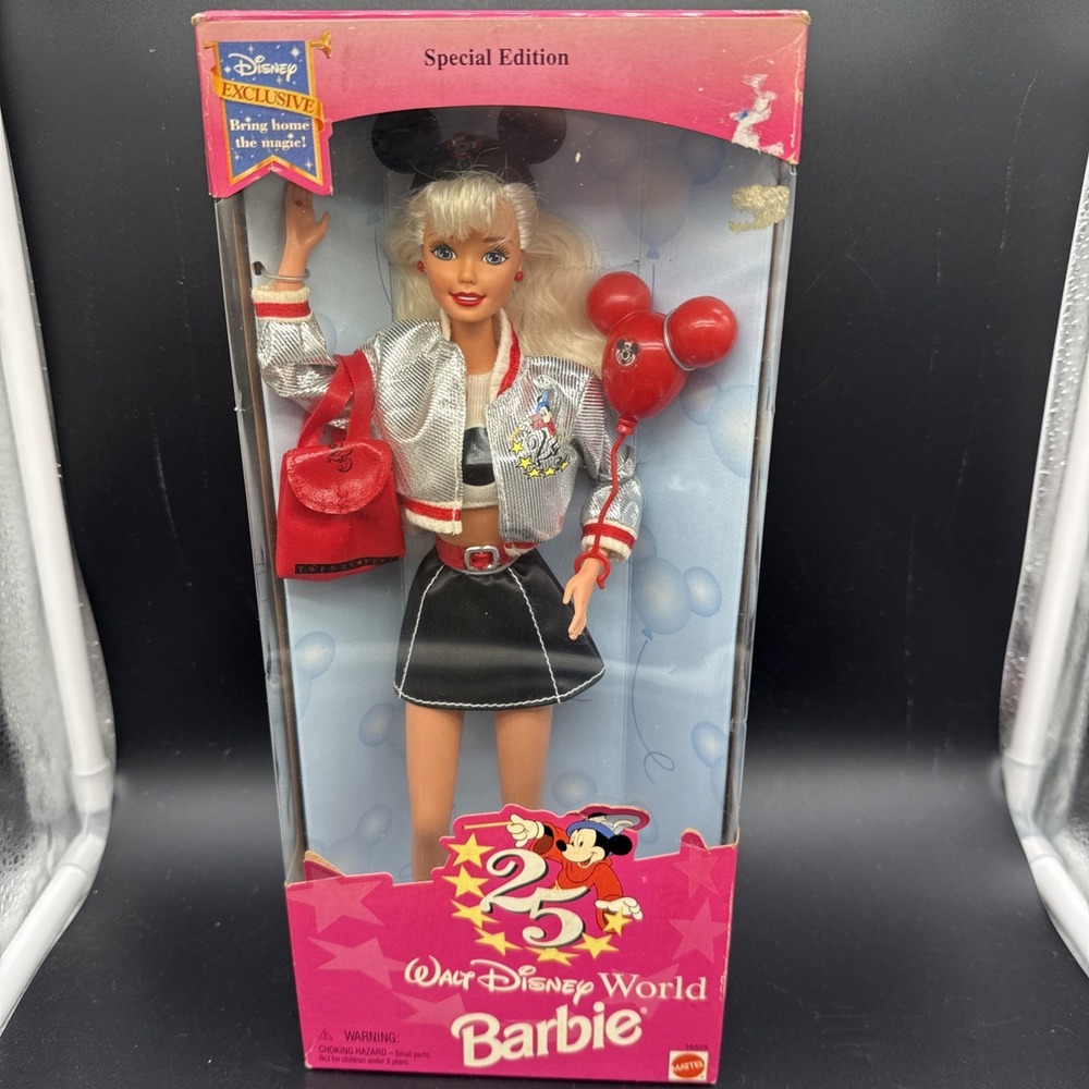 1996 Barbie Doll Walt Disney World 25th Anniversary Special Edition NIB 16525